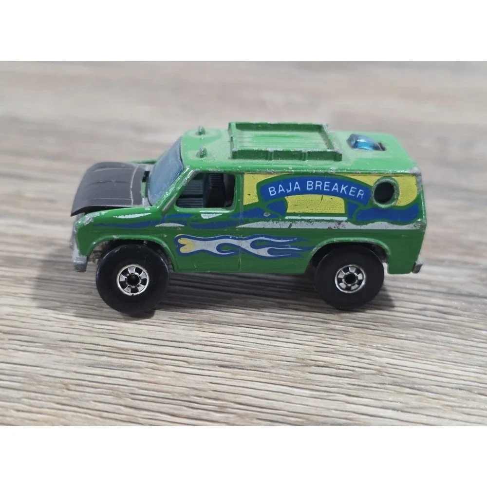 Hot Wheels Green Baja Breaker Ford Van Blackwall 1977 Hong Kong - Picture 3 of 6